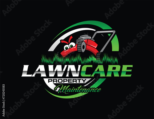 Lawn Care Business Logo Design Template
