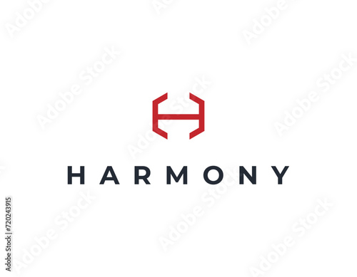 Free Download Simple Hexagonal Letter H logo Design Template - GFXLoad