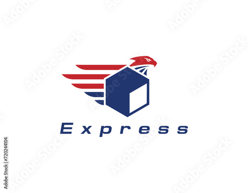 Simple Logistic Business logo Design Template
