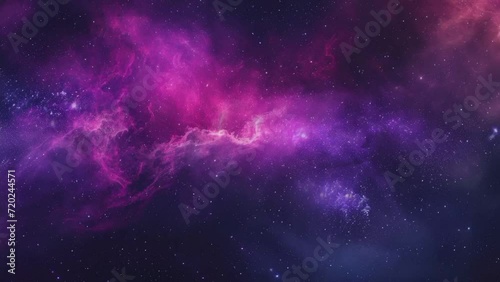 Loop animation of space galaxy footage
