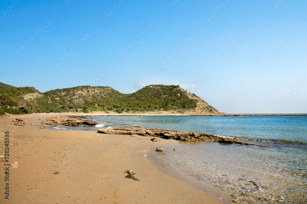 Ayias trias RIzokarpaso beach view, Cyprus Ayias trias RIzokarpaso beach view, Cyprus