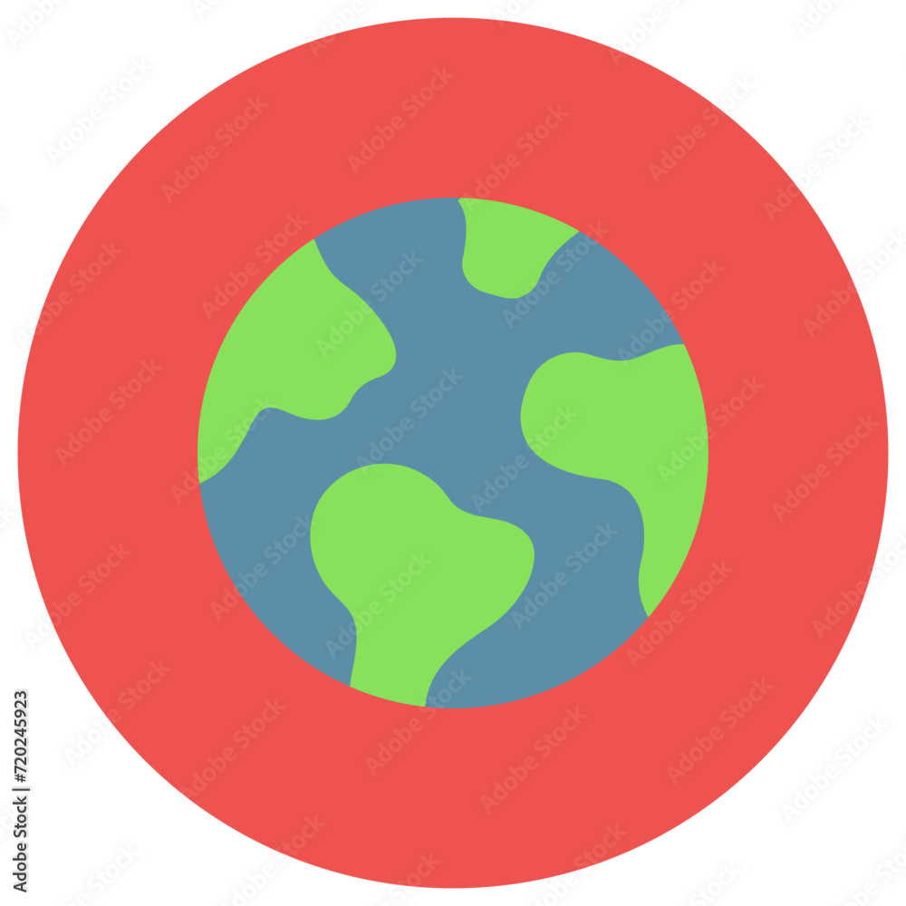 Earth icon vector image. Can be used for Education. Earth icon vector image. Can be used for Education.