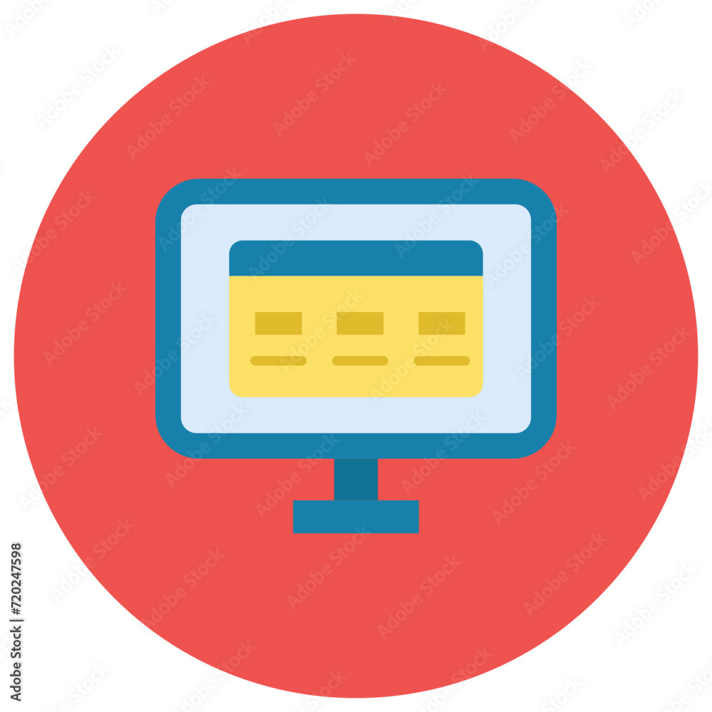 Online Payment icon vector image. Can be used for Business. Online Payment icon vector image. Can be used for Business.