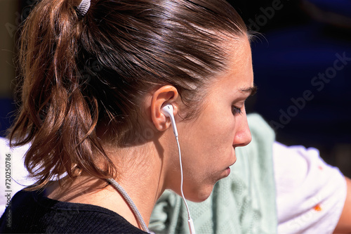 Portrait of a teenager with her cell phone