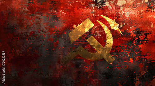 Soviet communistic background photo