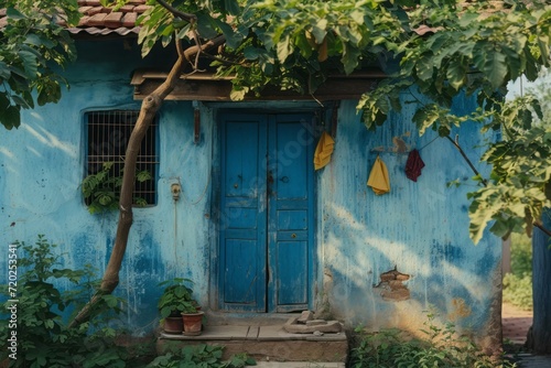 A visual exploration of the challenges faced by residents in rural areas when accessing medical services. The scene depicts a rural landscape with limited infrastructure, emphasizing the difficulties  © DK_2020