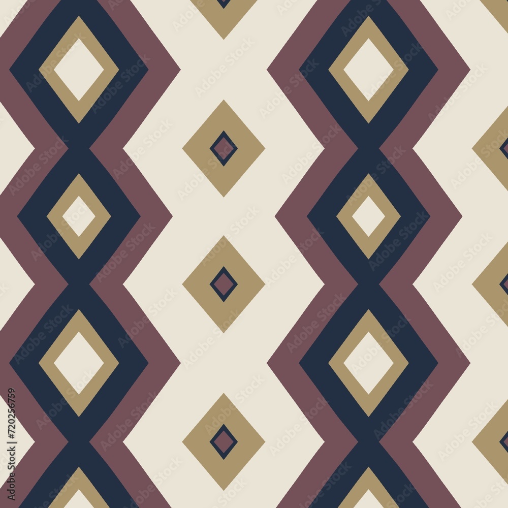 Abstract geometric ethnic pattern design for clothing, fabric, background, wallpaper, wrapping, batik. Knitwear, pixel pattern, embroidery style. Illustration Abstract geometric ethnic pattern design for clothing, fabric, background, wallpaper, wrapping, batik. Knitwear, pixel pattern, embroidery style. Illustration