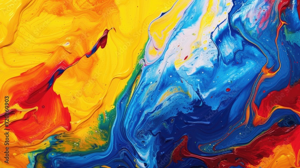 Vibrant and captivating abstract art with bold and bright yellow hues that energize any space.