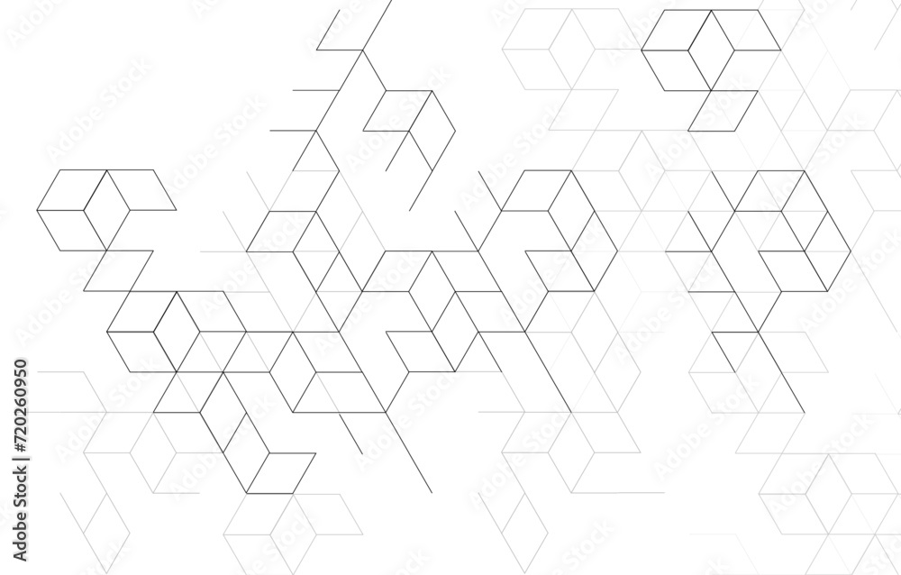 abstract black isometric vector blocks,black isometric grid