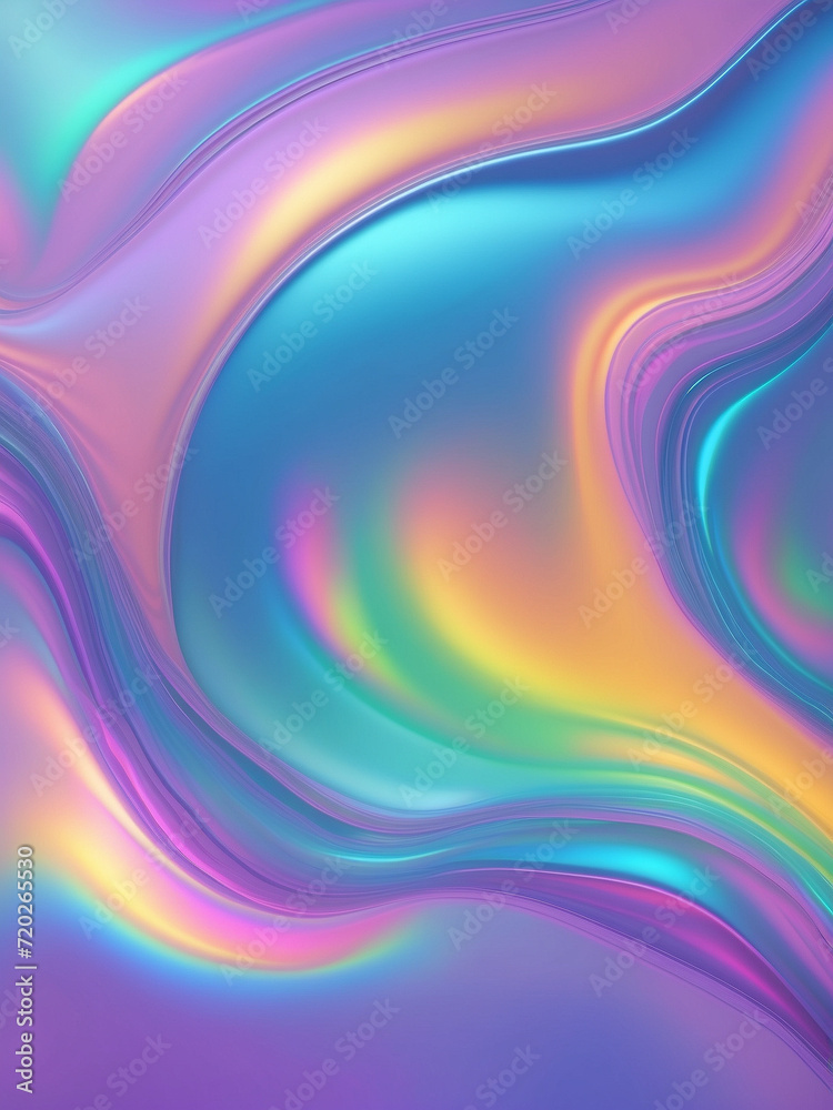 Fototapeta premium Abstract trendy holographic background. Multicolored gradient abstract background.