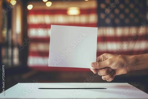 President elections 2024 in the USA, America’s choice, voting booth