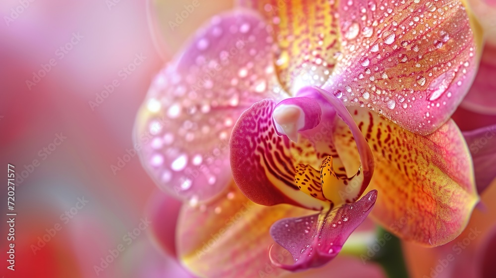 artificial intelligence macro image of a beautiful orchid artificial intelligence macro image of a beautiful orchid