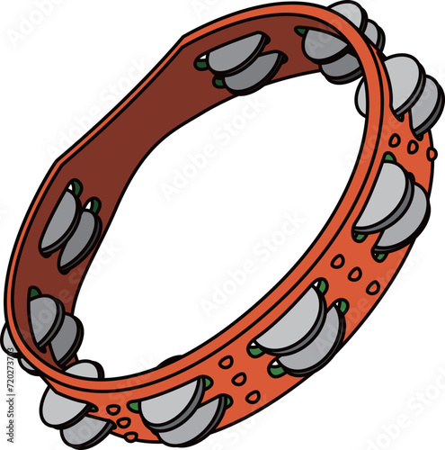 タンバリン（tambourine）(eps)