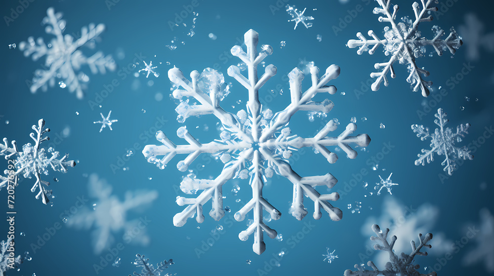 Festive snowflake background with beautiful design and space for text Festive snowflake background with beautiful design and space for text