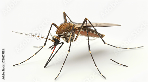 3d illustration of a mosquito isolated on white background