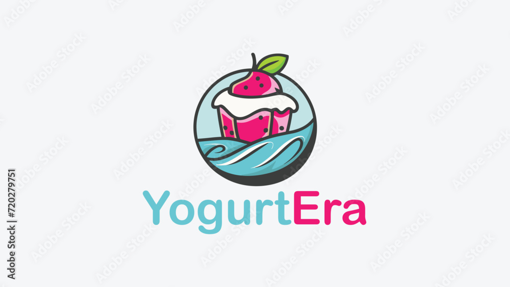 Yogurt Bliss: Logo Design for a Wholesome Dairy Company, yogurt company logo, 