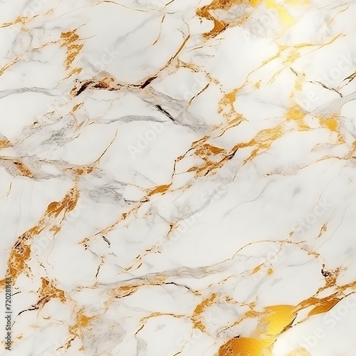 White marble with gold texture. Background. Pattern