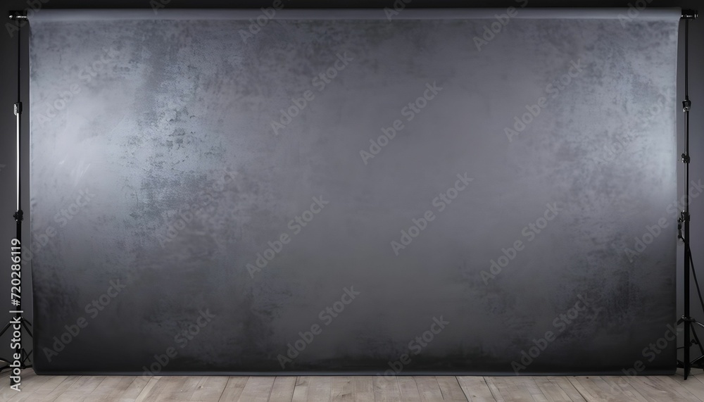 Grey studio screen with spotlights Grey studio screen with spotlights