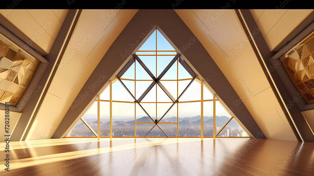 3d render of abstract futuristic architecture with empty concrete floor 3d render of abstract futuristic architecture with empty concrete floor