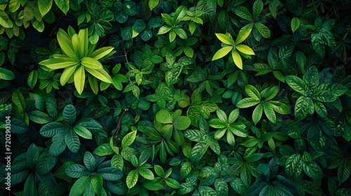 Isometric shot of a forest filled with flowers