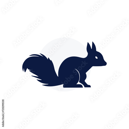 Squirrel baby vector design with white