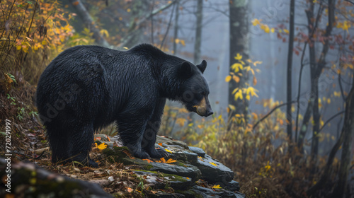 Black bear in the Smoky Mountains