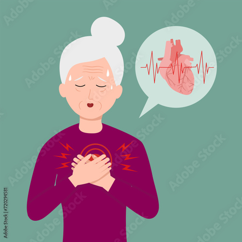 a sudden and sometimes fatal occurrence of coronary thrombosis, typically resulting in the death of part of a heart muscle.