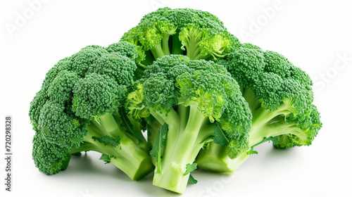 Ein einzelner grner Broccoli