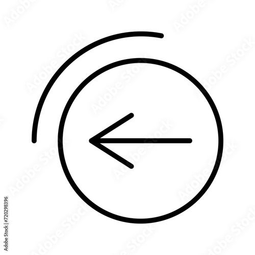 Free Download Back Button Vector Icon - GFXLoad