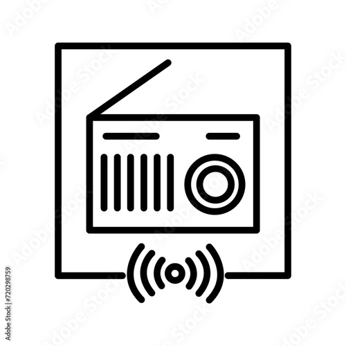 Radio Vector Icon