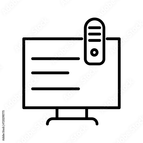 Television Vector Icon