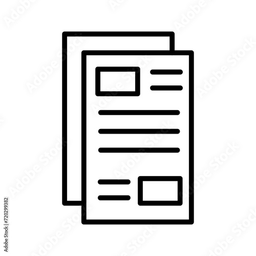Newspaper Vector Icon