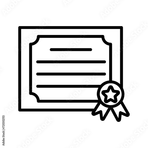 Certificate Vector Icon