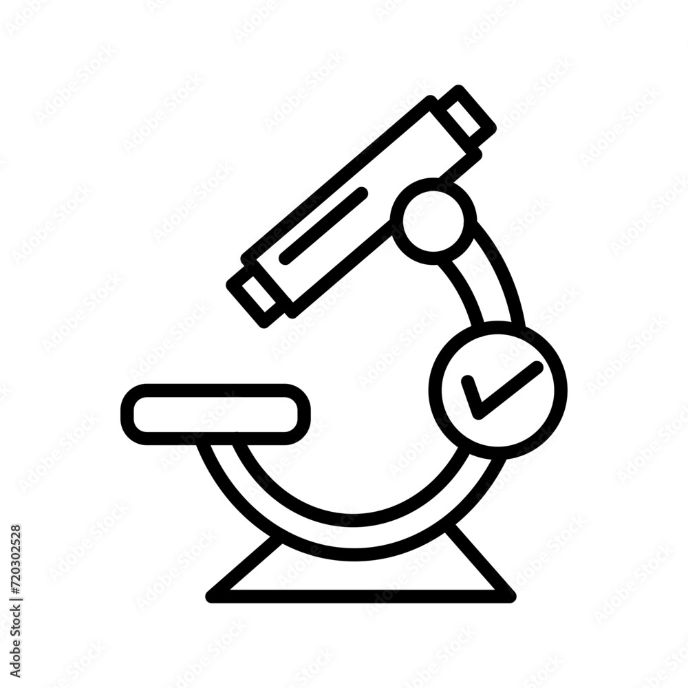Microscope Vector Icon Microscope Vector Icon