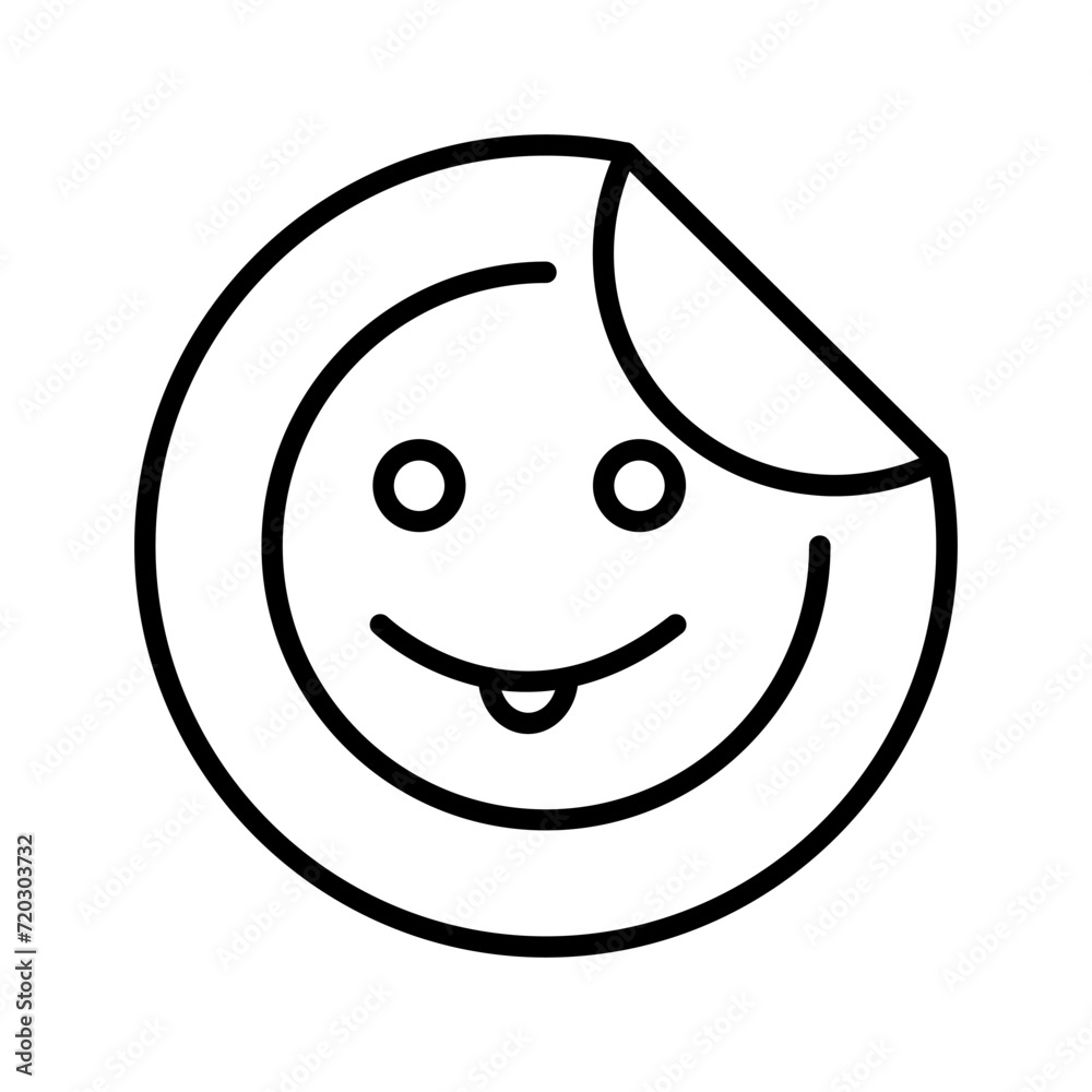 Sticker Vector Icon