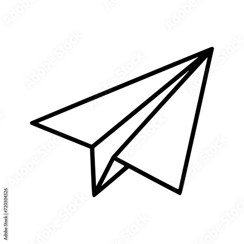 Paper Plane Vector Icon