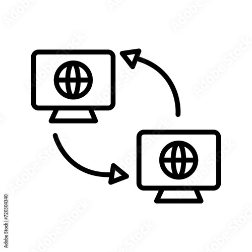 Synchronization Vector Icon