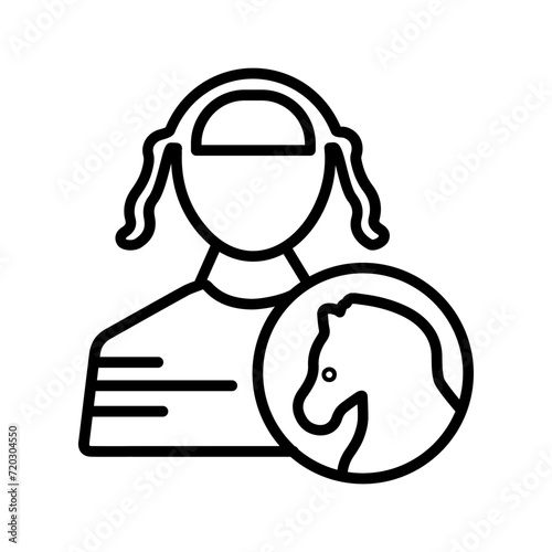 Jockey Vector Icon