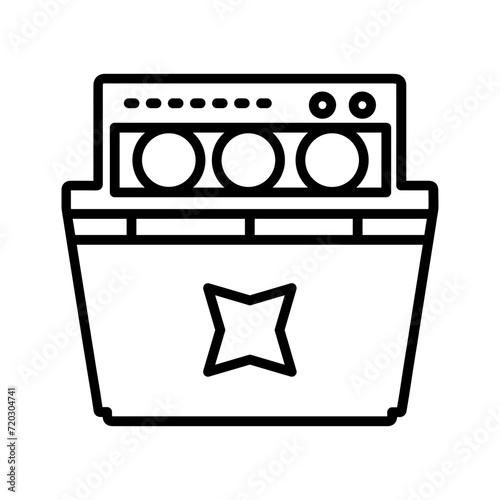 Dishwasher Vector Icon