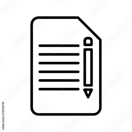 Edit Document Vector Icon