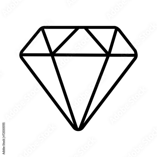 Diamond Vector Icon