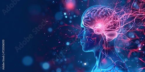 Futuristic medical research of brain