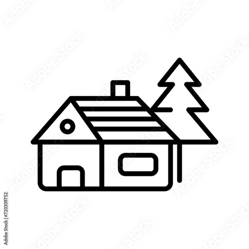 Cabin Vector Icon