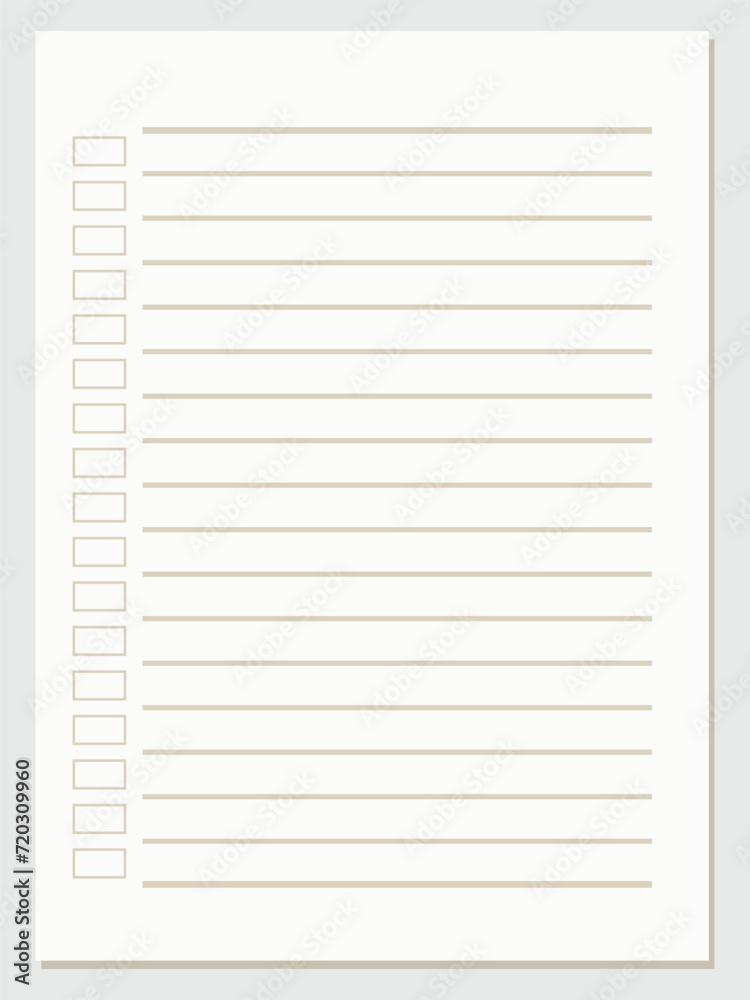 Torn blank notebook paper
Torn blank notebook paper