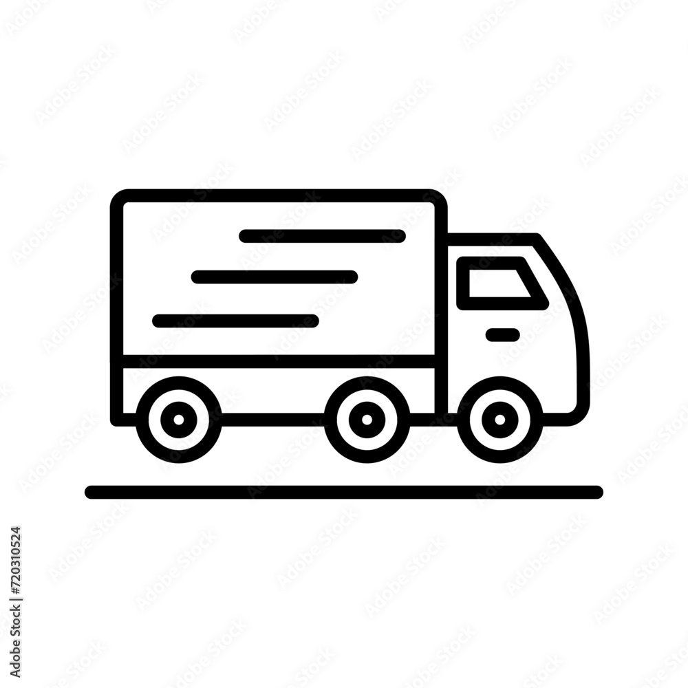 Moving Truck Vector Icon