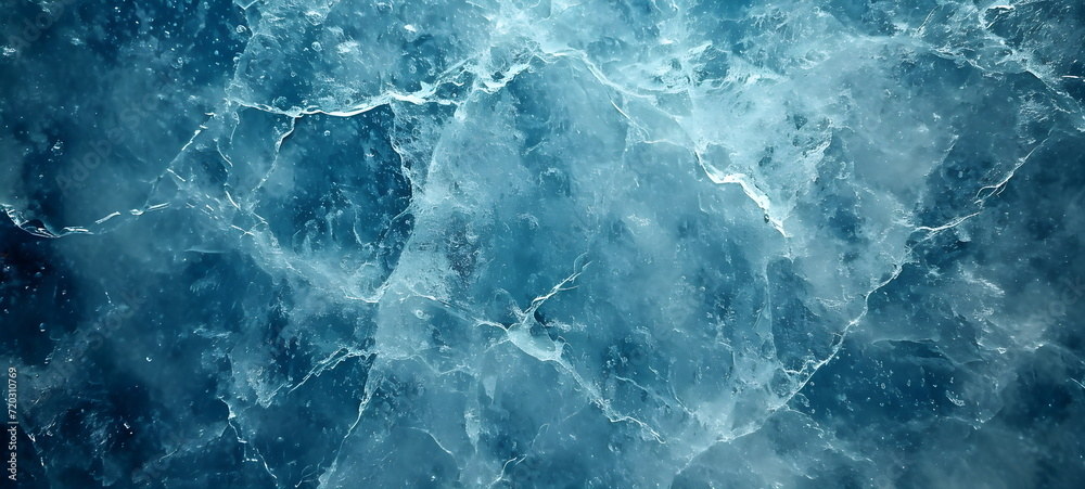 Fototapeta premium Detailed ice texture