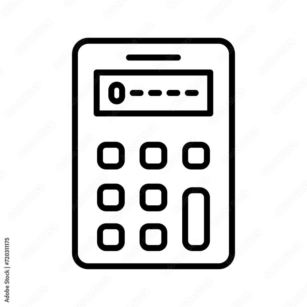 Calculator Vector Icon Calculator Vector Icon