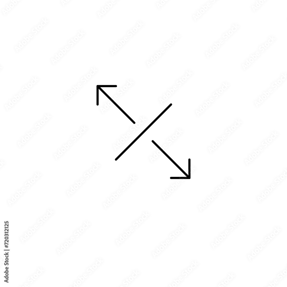 Set of Simple Scaling Related Vector Line Icons Set of Simple Scaling Related Vector Line Icons