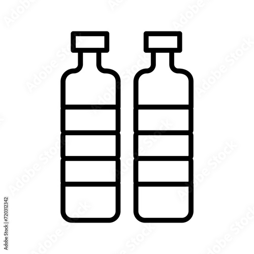 Bottle in Water Vector Icon
