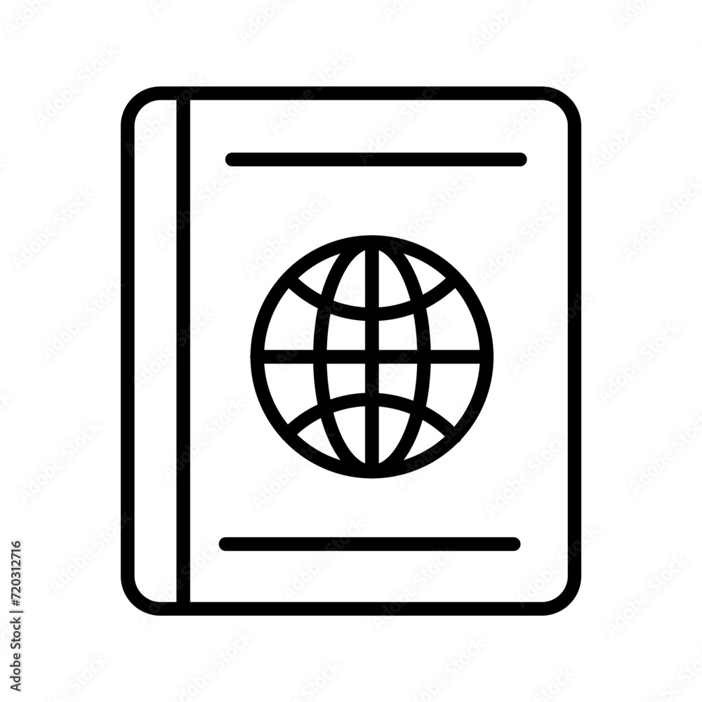 Passport Vector Icon Passport Vector Icon
